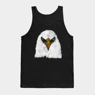 Lone Eagle on Back Tank Top